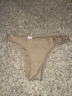 NWOT Aerie Cheeky Swim Bikini Bottoms Small Tan